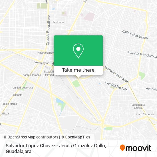 Mapa de Salvador López Chávez - Jesús González Gallo