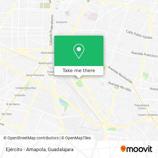 Ejército - Amapola map