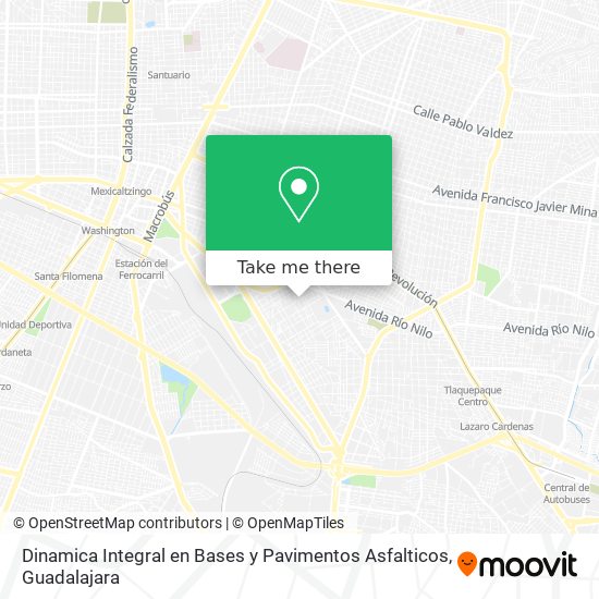Mapa de Dinamica Integral en Bases y Pavimentos Asfalticos