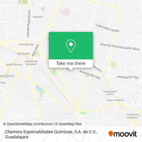 Chemico Especialidades Químicas, S.A. de C.V. map