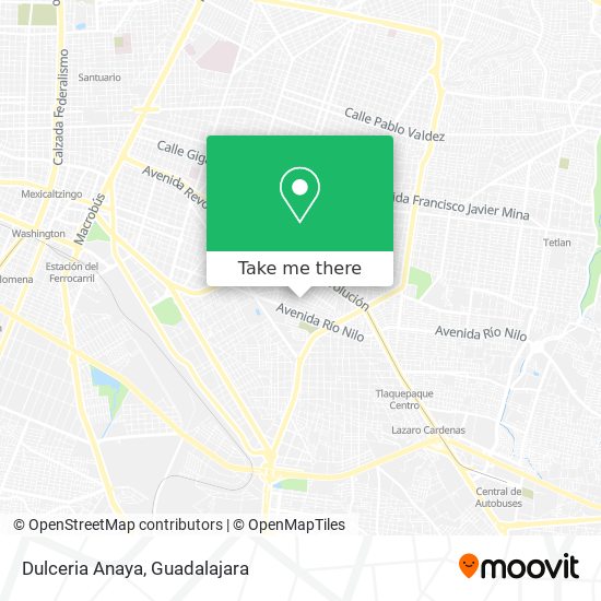 Mapa de Dulceria Anaya