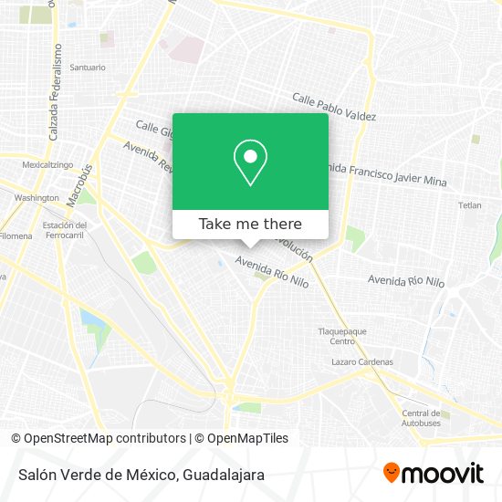 Salón Verde de México map