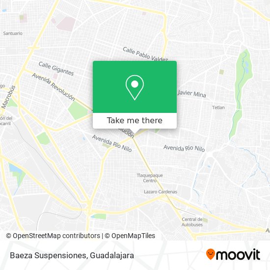 Baeza Suspensiones map