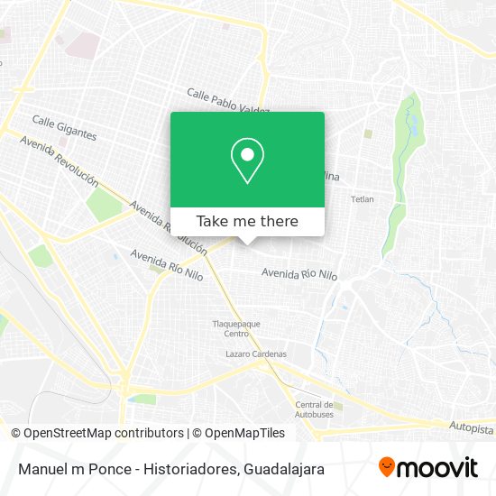 Manuel m Ponce - Historiadores map