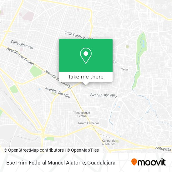 Esc Prim Federal Manuel Alatorre map