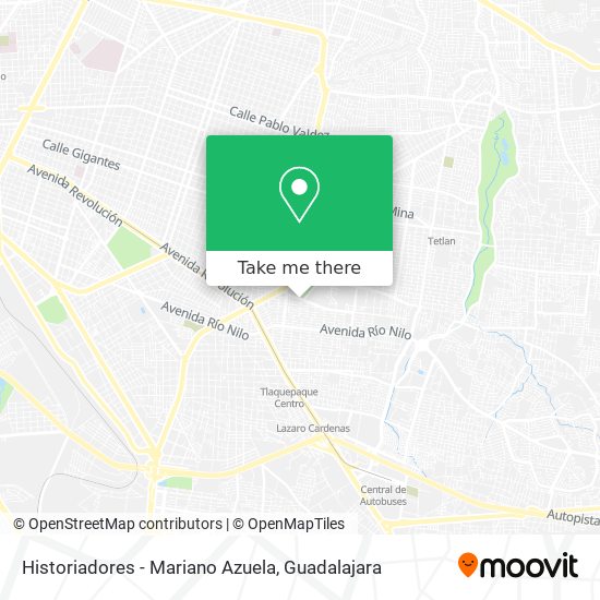 Historiadores - Mariano Azuela map