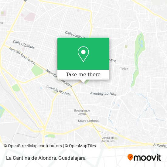 La Cantina de Alondra map