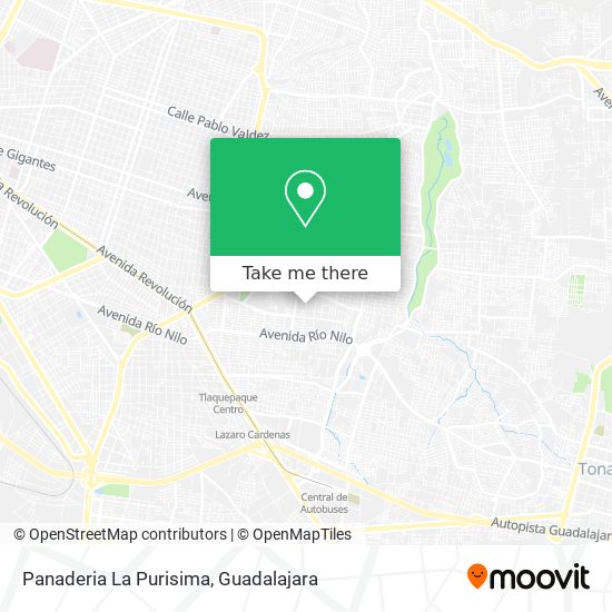 Mapa de Panaderia La Purisima