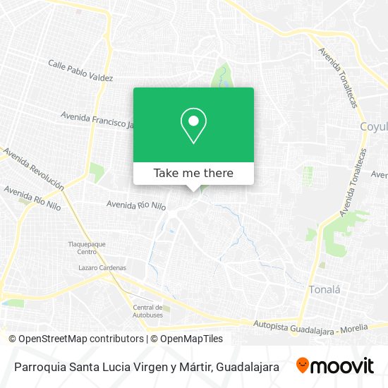 Mapa de Parroquia Santa Lucia Virgen y Mártir