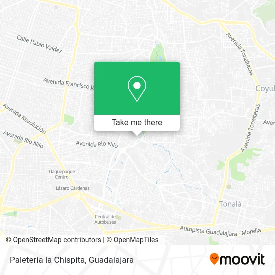 Paleteria la Chispita map
