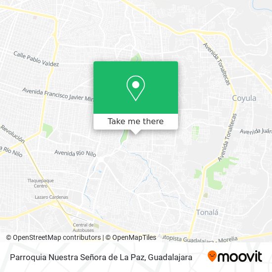 Parroquia Nuestra Señora de La Paz map