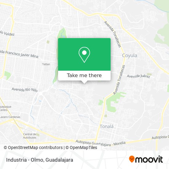 Industria - Olmo map