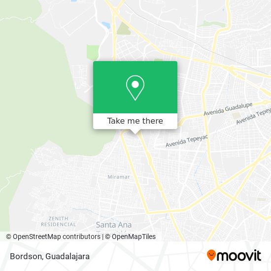 Mapa de Bordson