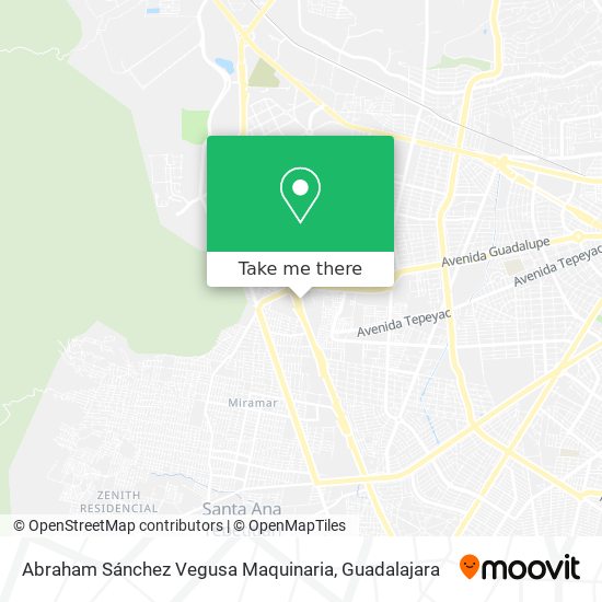 Abraham Sánchez Vegusa Maquinaria map