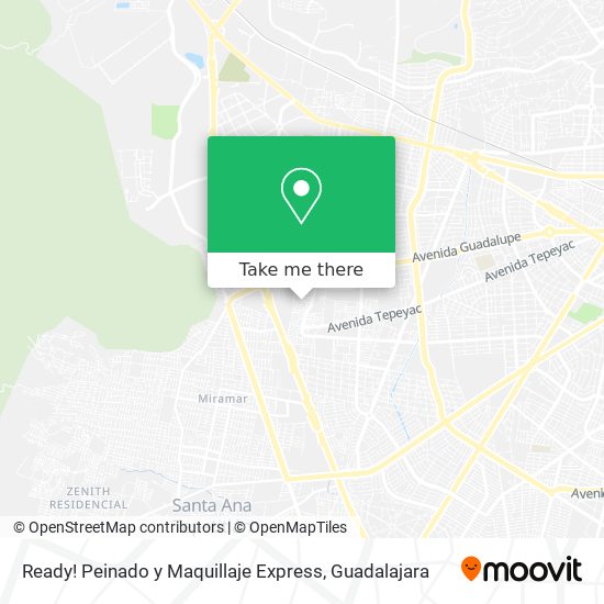 Ready! Peinado y Maquillaje Express map