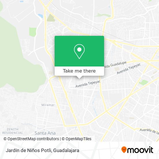 Jardín de Niños Potli map