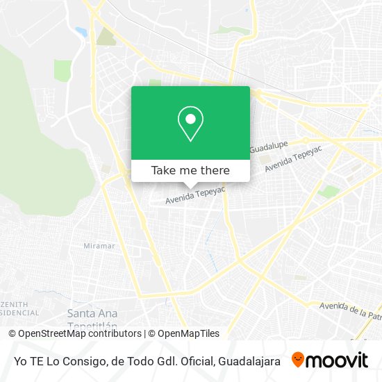 Yo TE Lo Consigo, de Todo Gdl. Oficial map