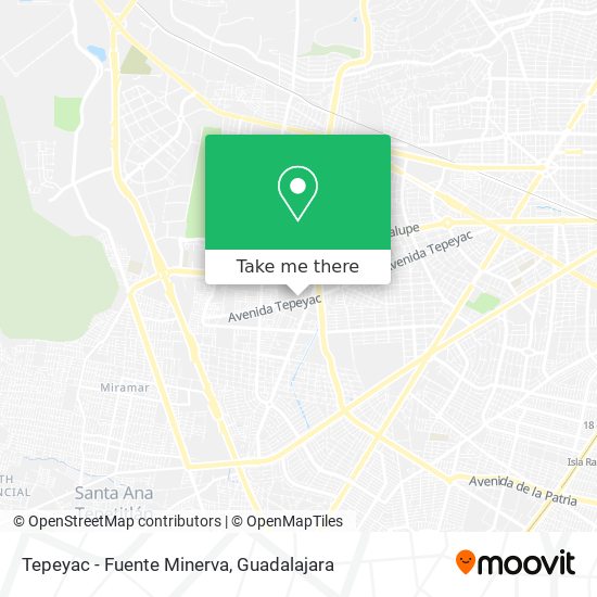 Mapa de Tepeyac - Fuente Minerva