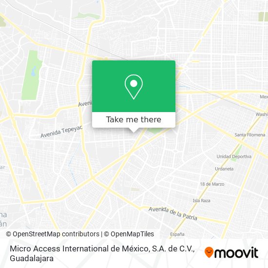 Micro Access International de México, S.A. de C.V. map