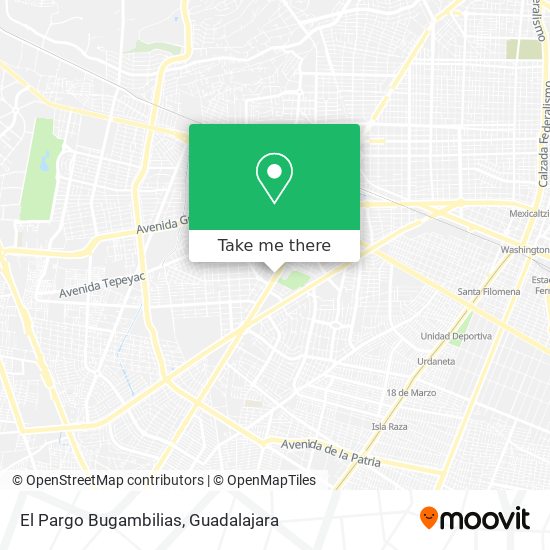 El Pargo Bugambilias map