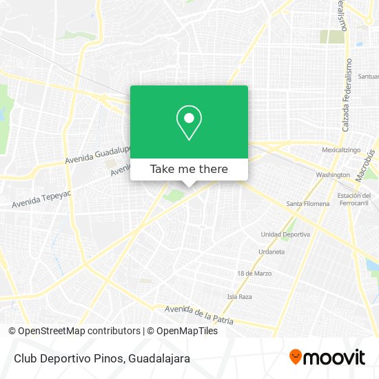 Mapa de Club Deportivo Pinos