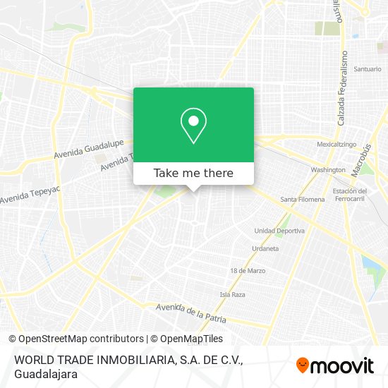 WORLD TRADE INMOBILIARIA, S.A. DE C.V. map