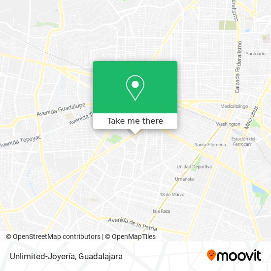 Mapa de Unlimited-Joyería