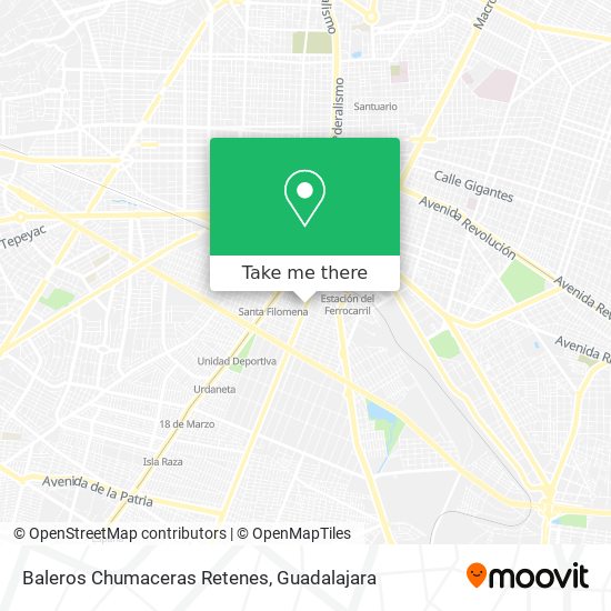 Baleros Chumaceras Retenes map