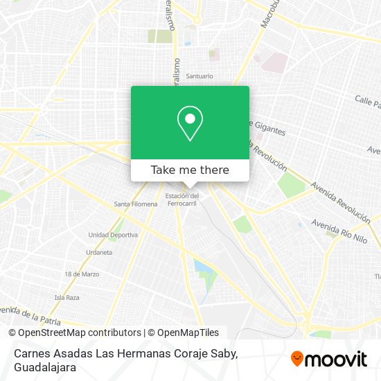 Carnes Asadas Las Hermanas Coraje Saby map