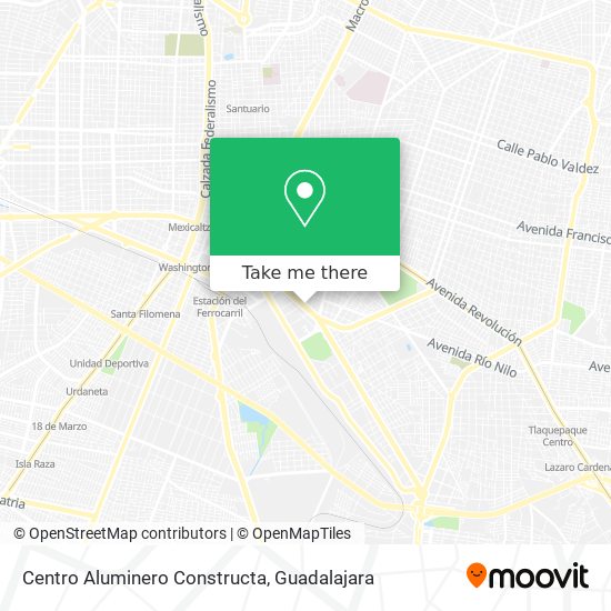 Centro Aluminero Constructa map