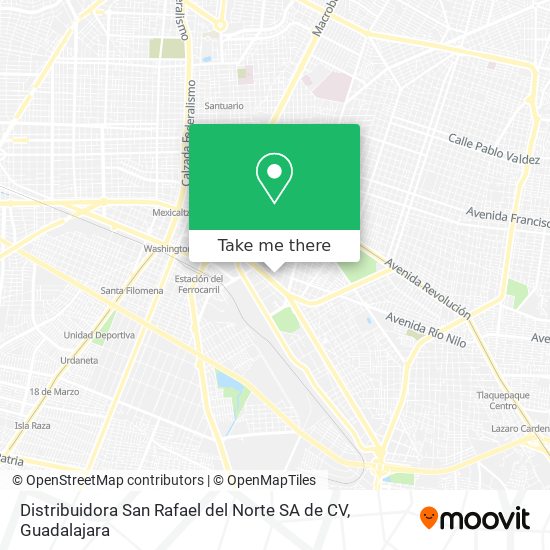 Distribuidora San Rafael del Norte SA de CV map
