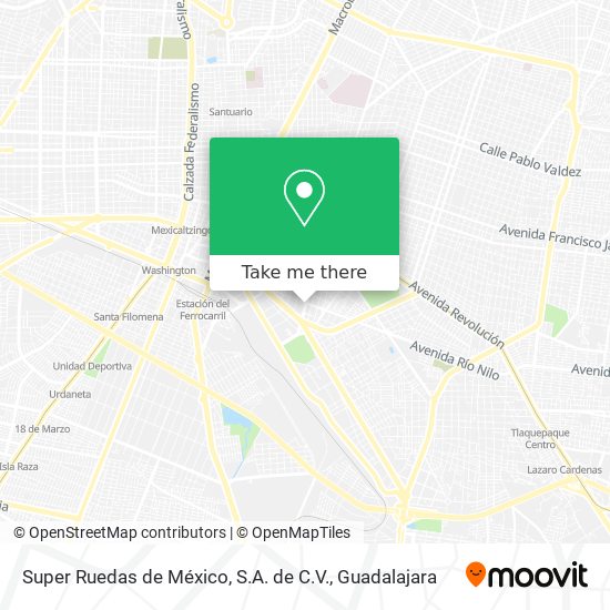 Super Ruedas de México, S.A. de C.V. map