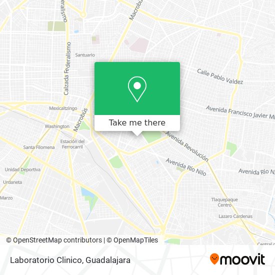 Laboratorio Clinico map