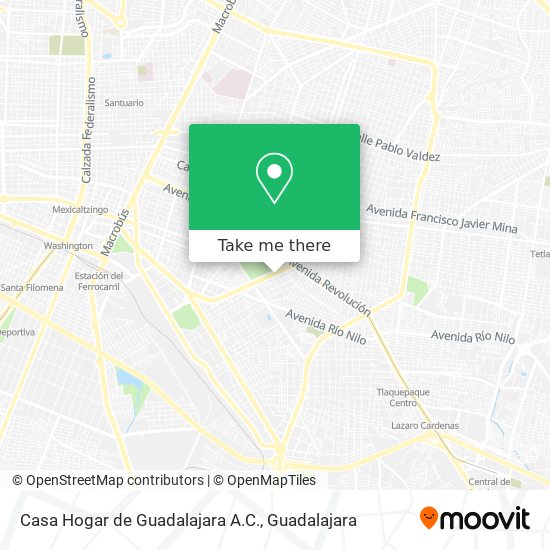 Casa Hogar de Guadalajara A.C. map