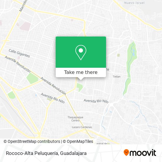 Rococo-Alta Peluquería map