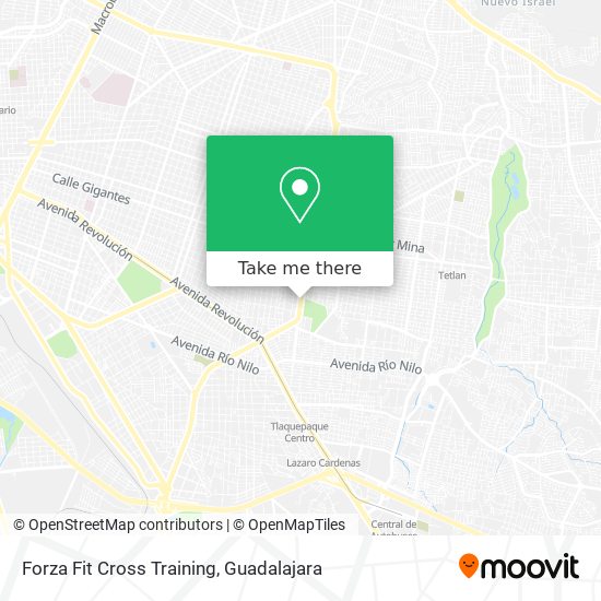Forza Fit Cross Training map