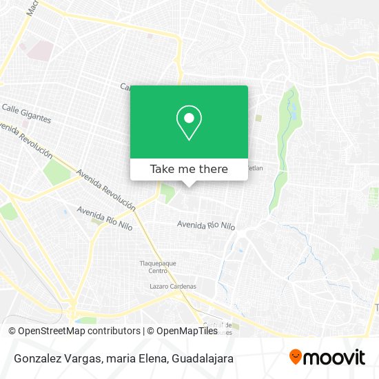 Mapa de Gonzalez Vargas, maria Elena