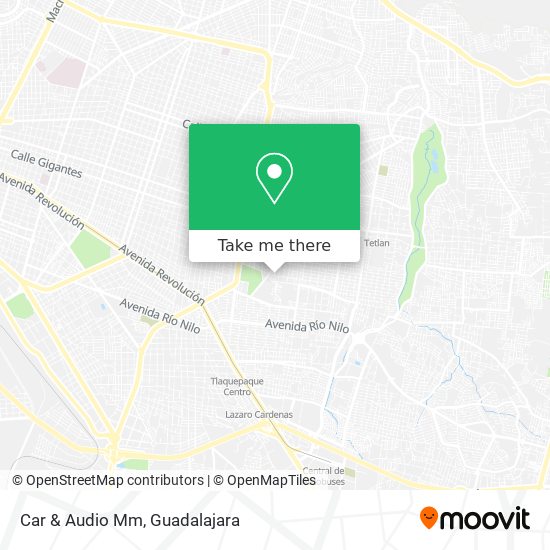 Mapa de Car & Audio Mm