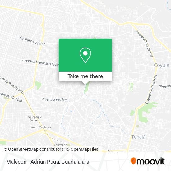 Mapa de Malecón - Adrián Puga