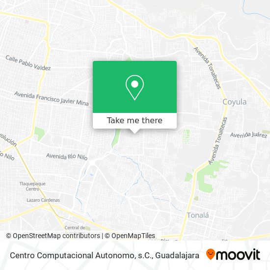 Centro Computacional Autonomo, s.C. map