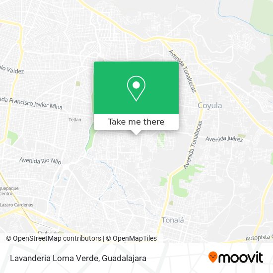 Mapa de Lavanderia Loma Verde