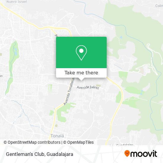 Mapa de Gentleman's Club