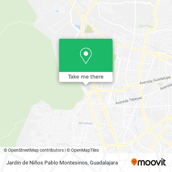 Jardín de Niños Pablo Montesinos map