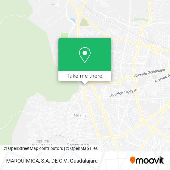 MARQUIMICA, S.A. DE C.V. map