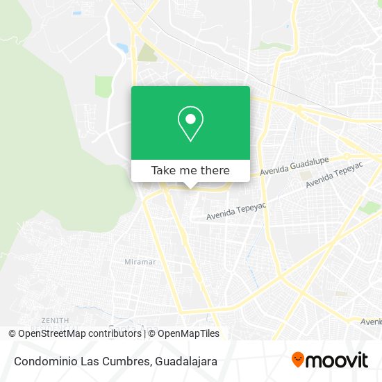 Condominio Las Cumbres map