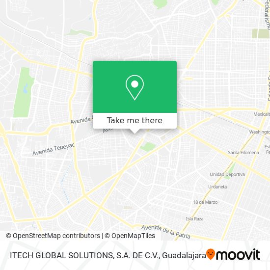 ITECH GLOBAL SOLUTIONS, S.A. DE C.V. map