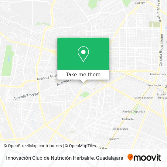 Mapa de Innovación Club de Nutrición Herbalife