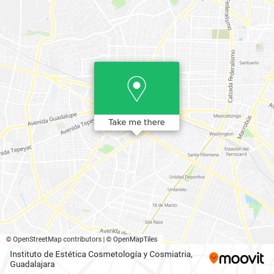 Instituto de Estética Cosmetología y Cosmiatria map