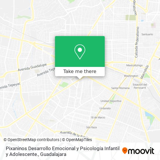 Pixaninos Desarrollo Emocional y Psicología Infantil y Adolescente. map