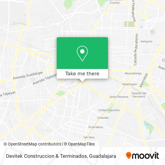 Devitek Construccion & Terminados map